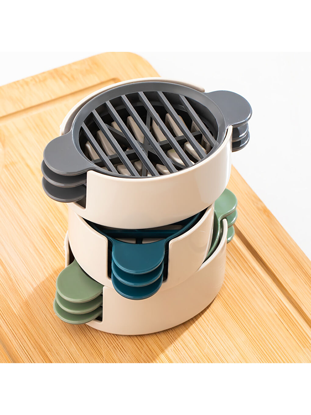 Beyaz SC-299 Yumurta ve Meyve Dilimleyici Çok Amaçlı Doğrayıcı-6