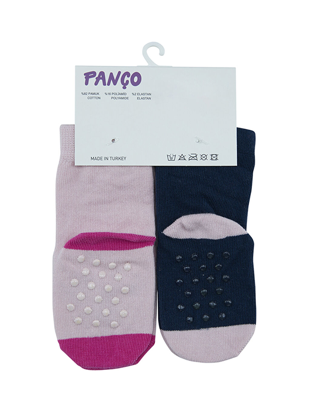 Karışık Kız Bebek 2'li Soket Çorap Seti-1