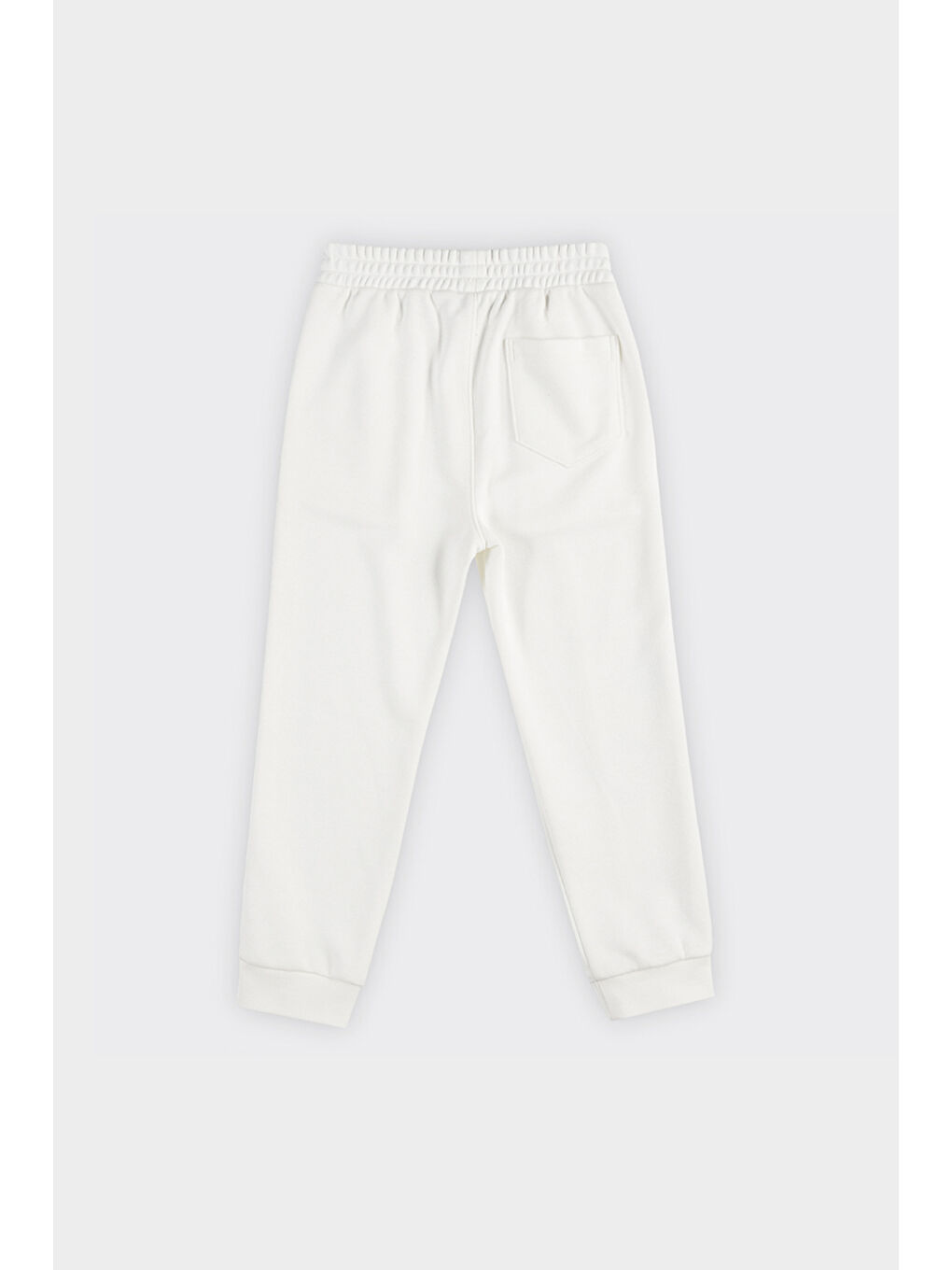 Kız Çocuk Parça Detaylı Ekru Örme Pantolon-4