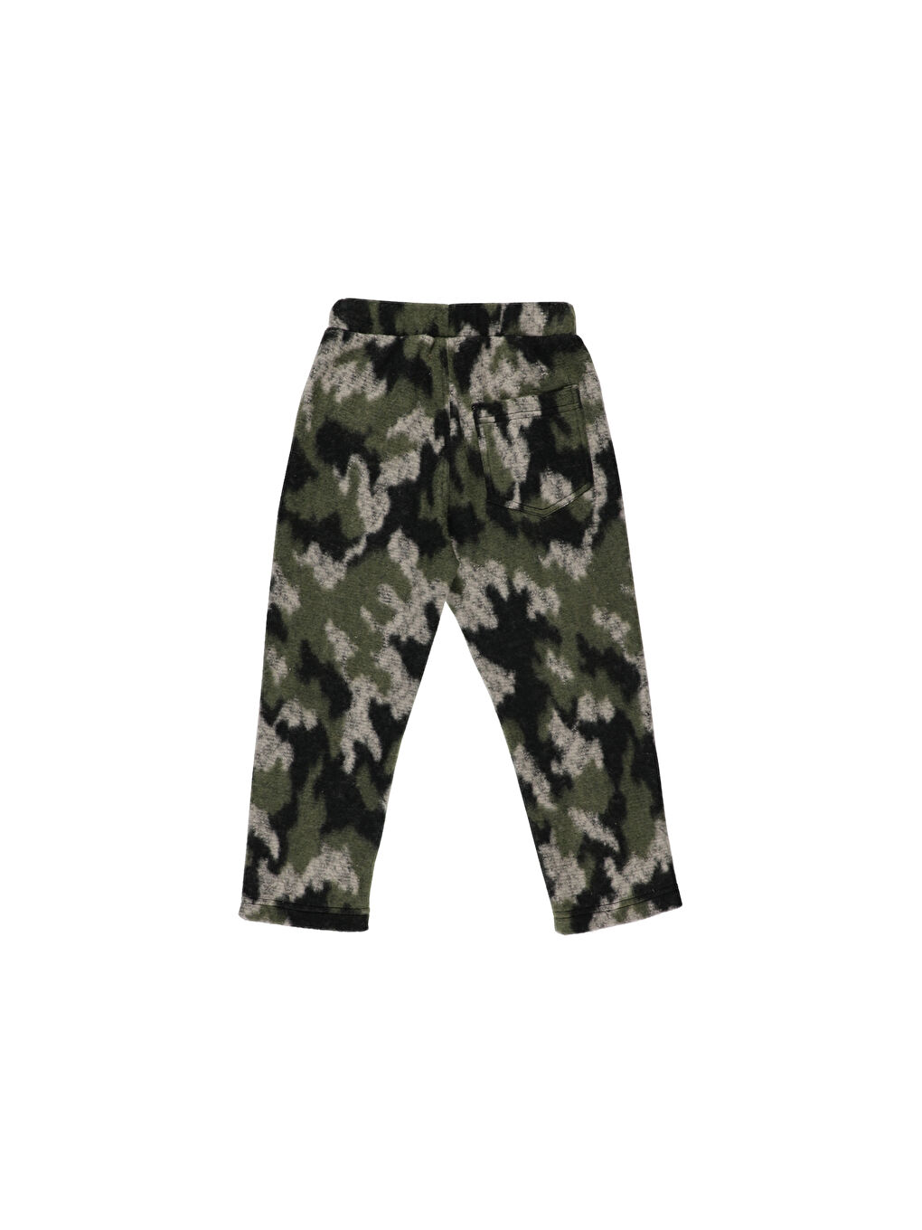 Erkek Çocuk Kamuflaj Desenli Haki Örme Pantolon-4