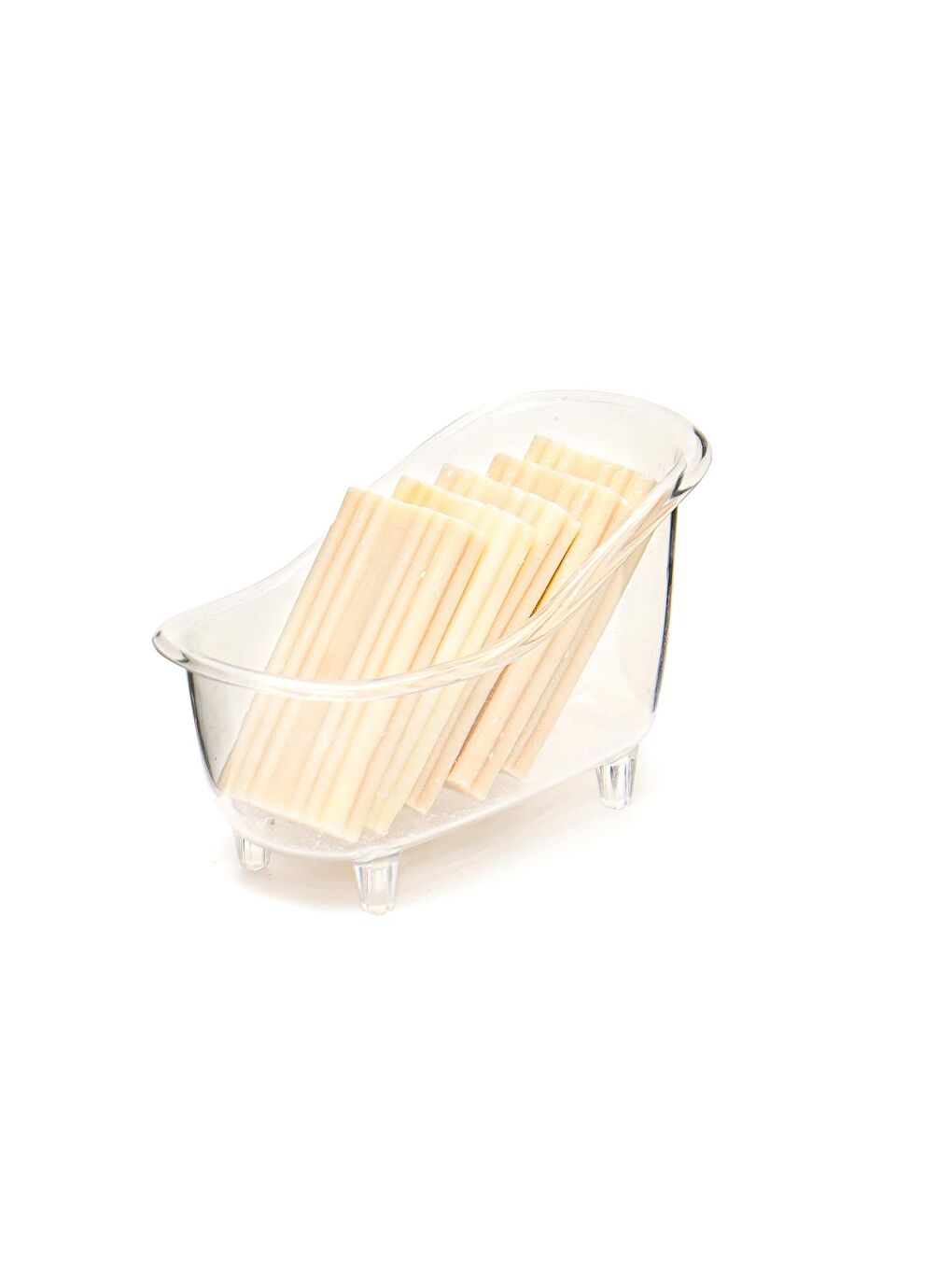 Dekoratif Küvetli Ekru Sabun Banyo Seti