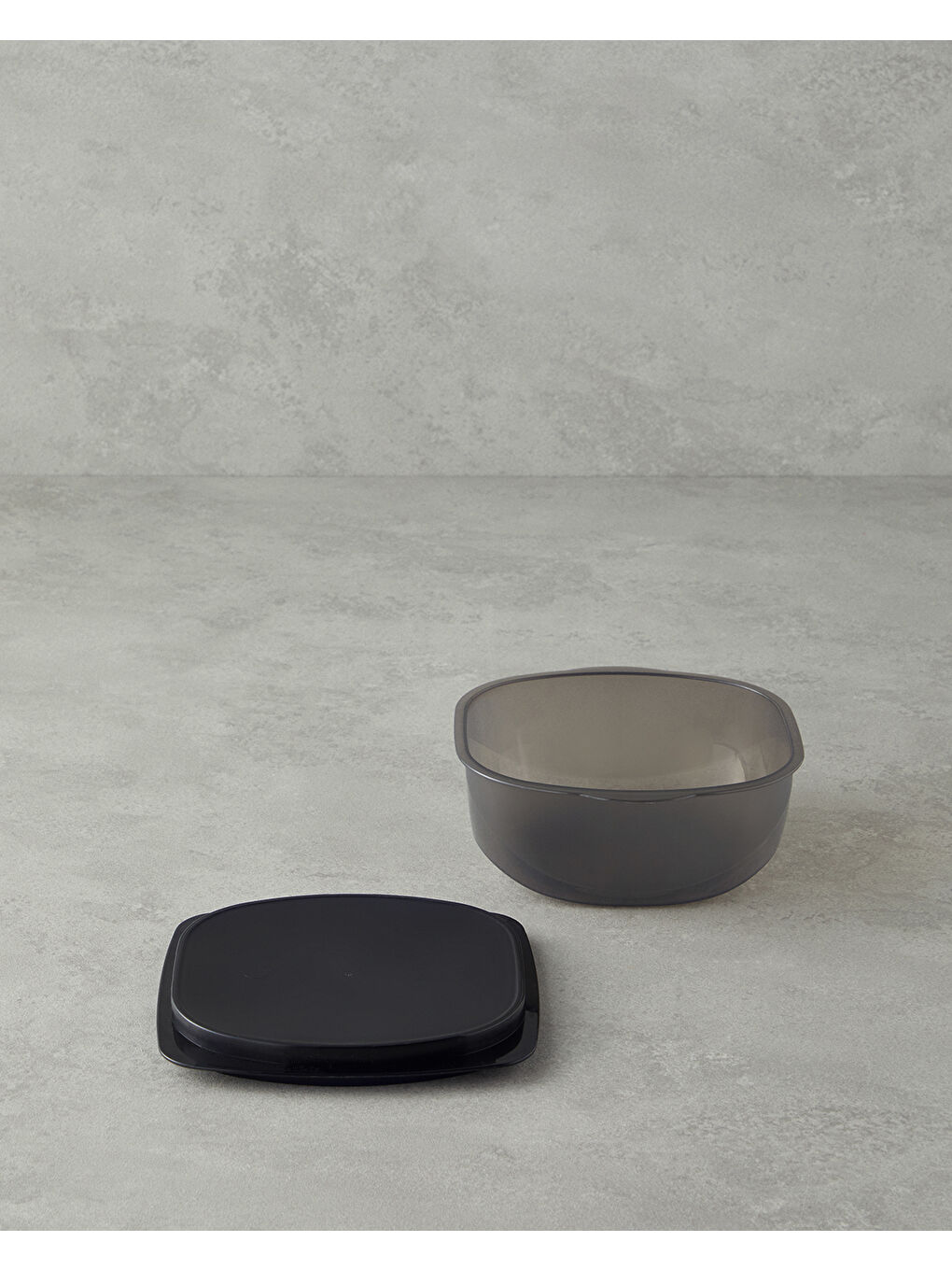 Morgan Plastik Saklama Kabı 16x16 cm Siyah-1