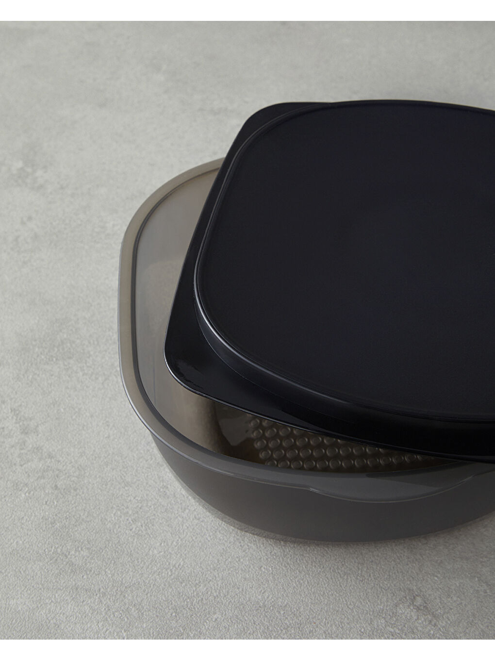 Morgan Plastik Saklama Kabı 16x16 cm Siyah-2