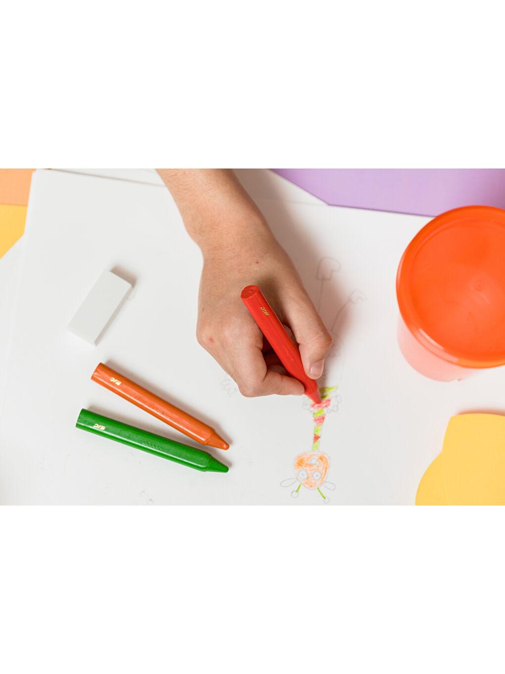 Kids Plastidecor Üçgen Pastel Boya Kalemi 12 Renk-2