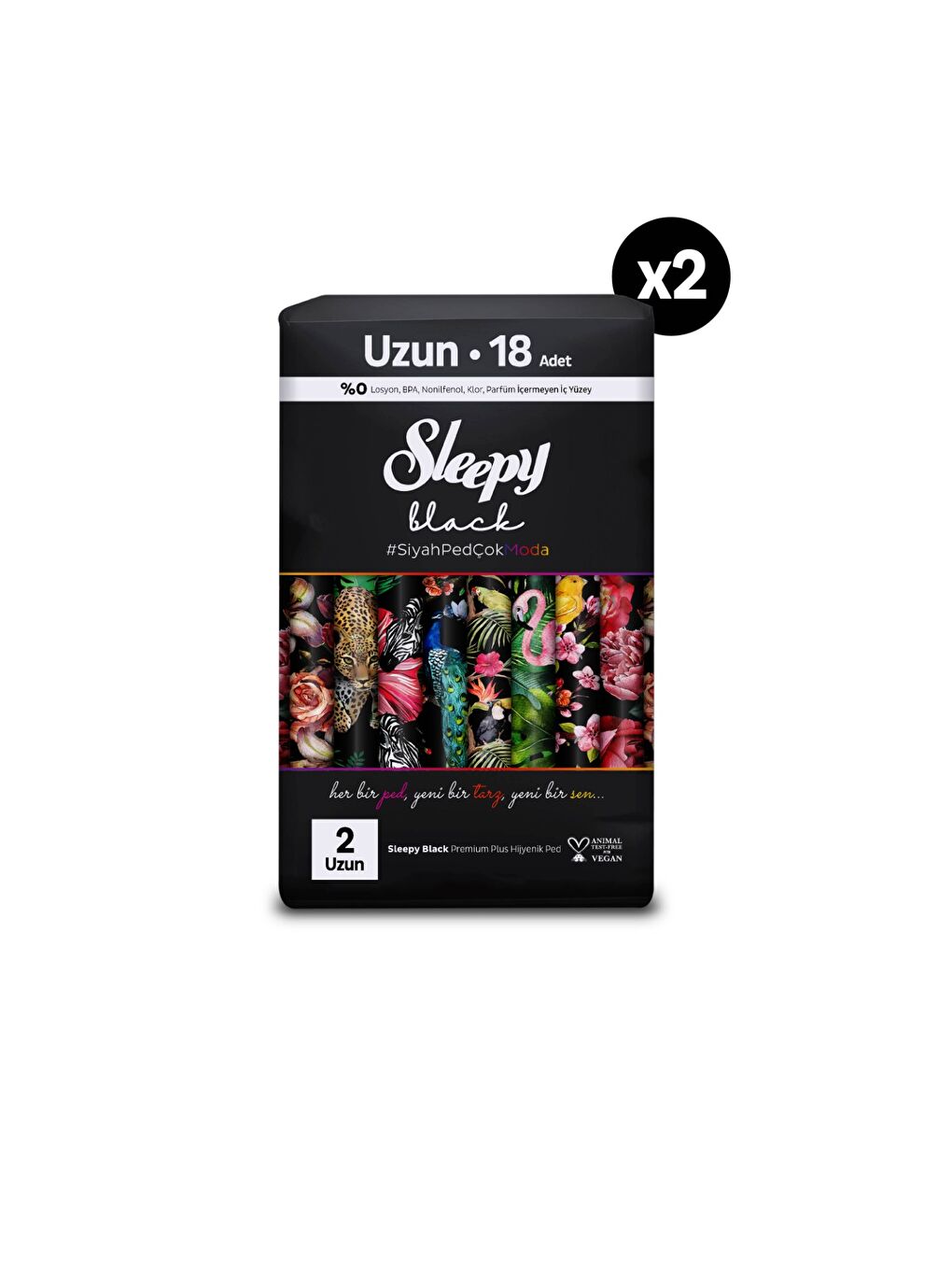 Black Premium Plus Hijyenik Ped Uzun 36 Adet-1