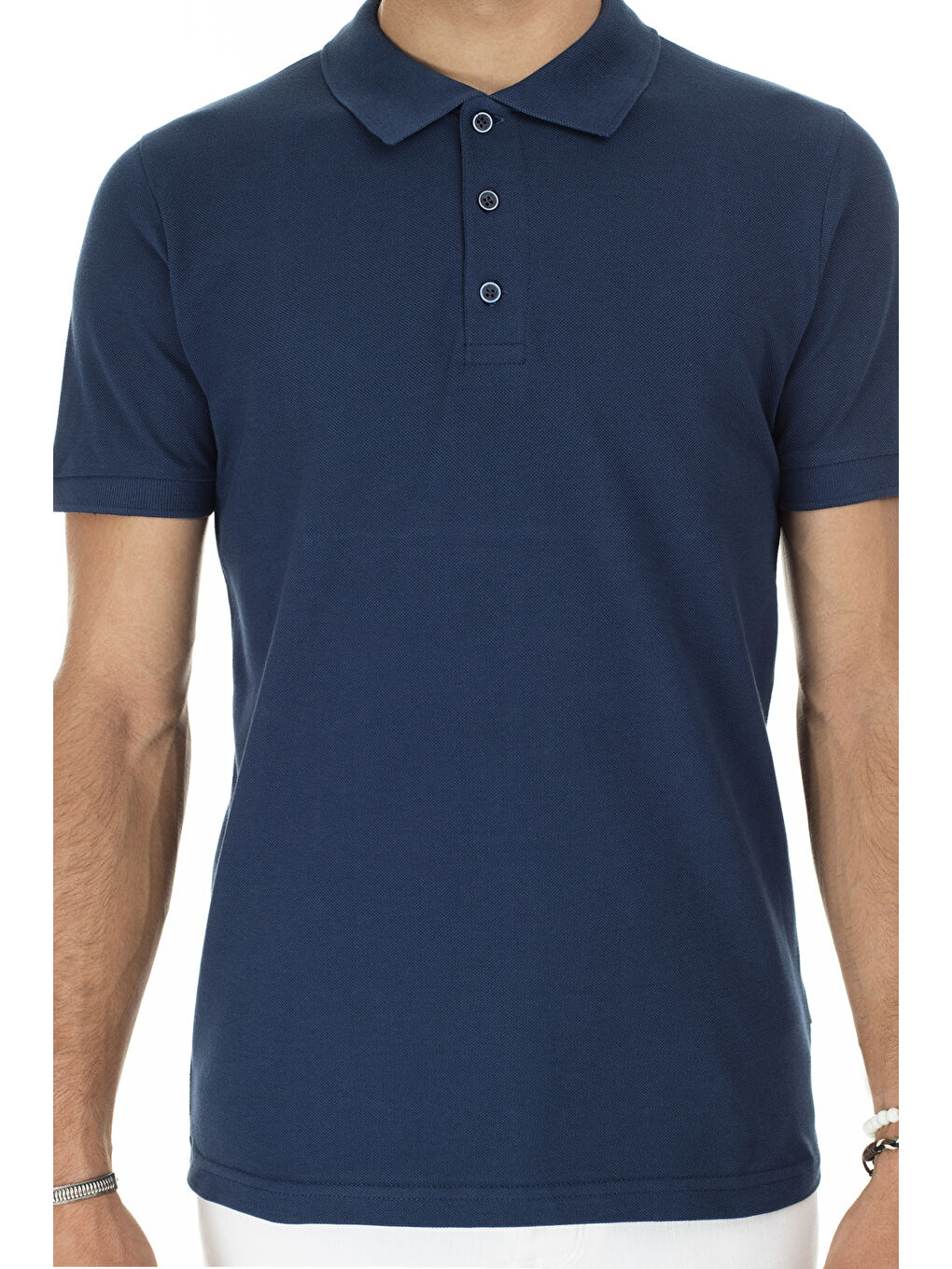 Mavi Pamuklu Regular Fit Düğmeli Polo %100 Pamuk Tişört 4362050-6