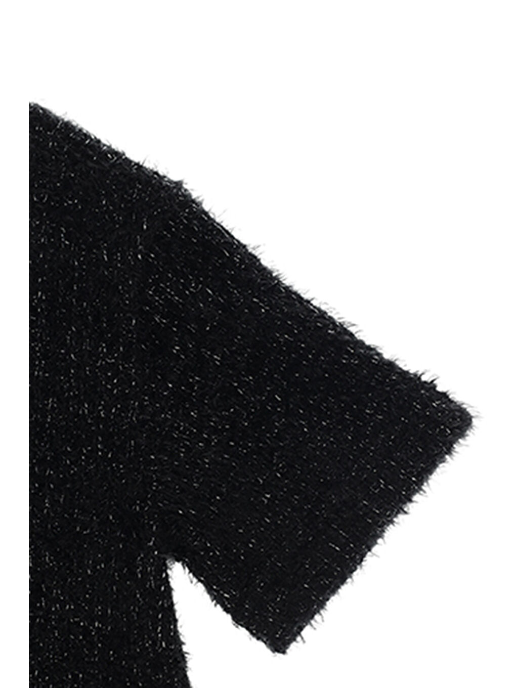 Kız Bebek Gümüş Simli Siyah Triko-2