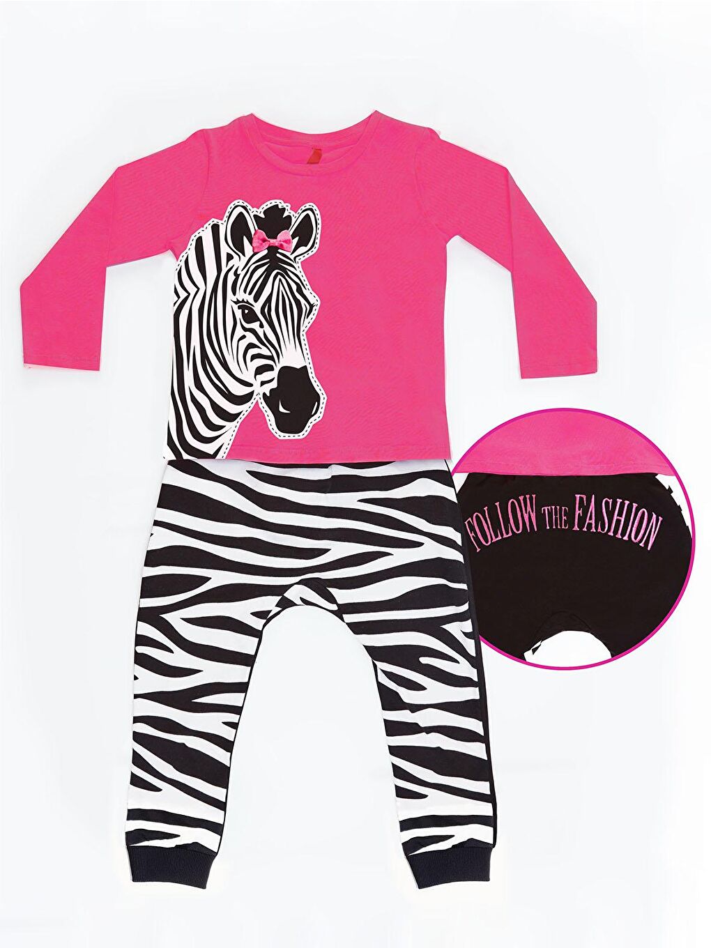 Denokids Karışık Zebra Fashion Baggy Takım - 2