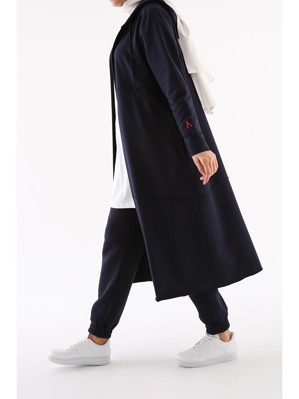 Lacivert Büyük Beden Penye Hırka