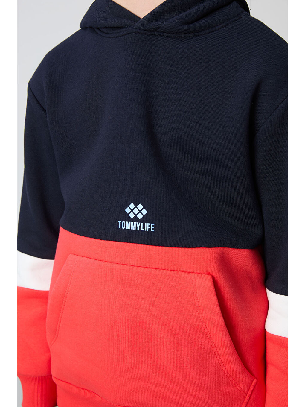 Lacivert Pamuklu Kalın İçi Tüylü Yumuşak Dokulu Standart Fit Nakışlı Erkek Çocuk Eşofman Takım - 11-3