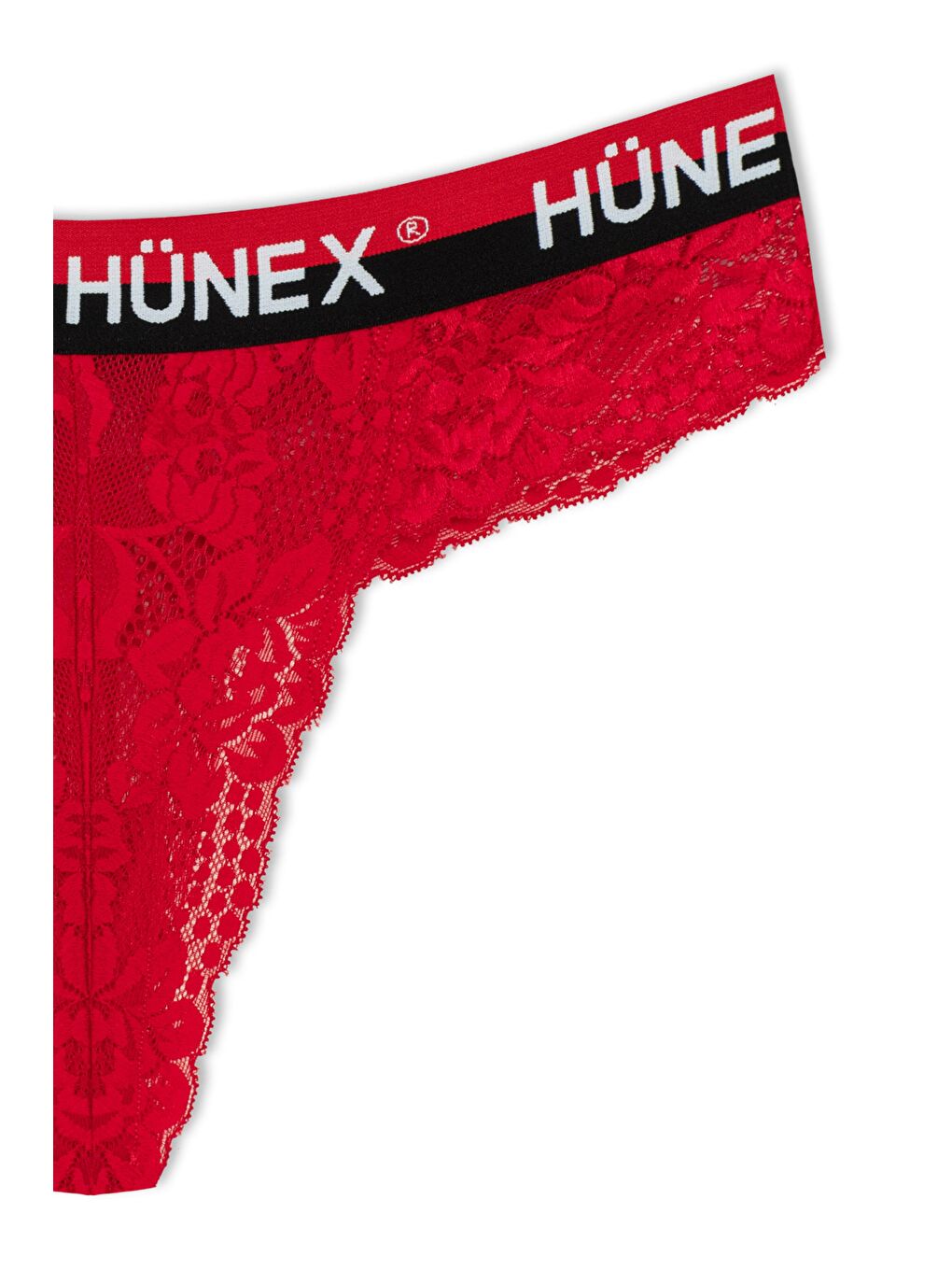 Siyah Dantelli Yazılı Lastik Tanga Kadın Külot 3'Lü-9