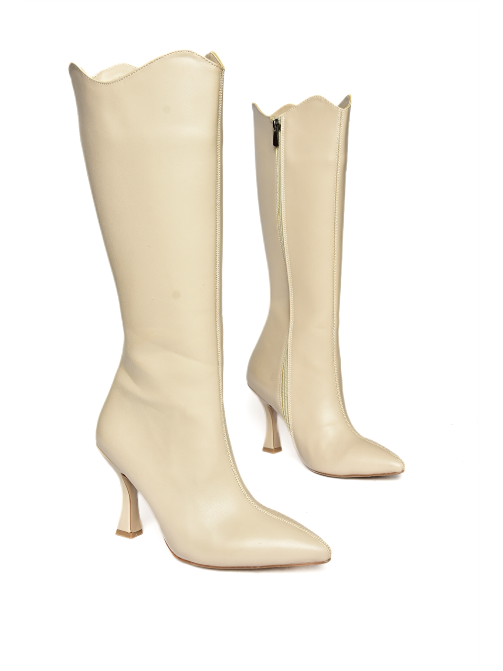 Bej R8200201 Ten Kadın Çizme-5