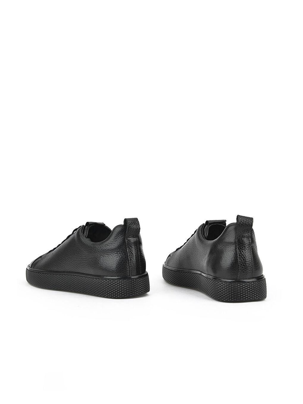 Erkek Hakiki Deri Sneaker 123983 875M Siyah-2
