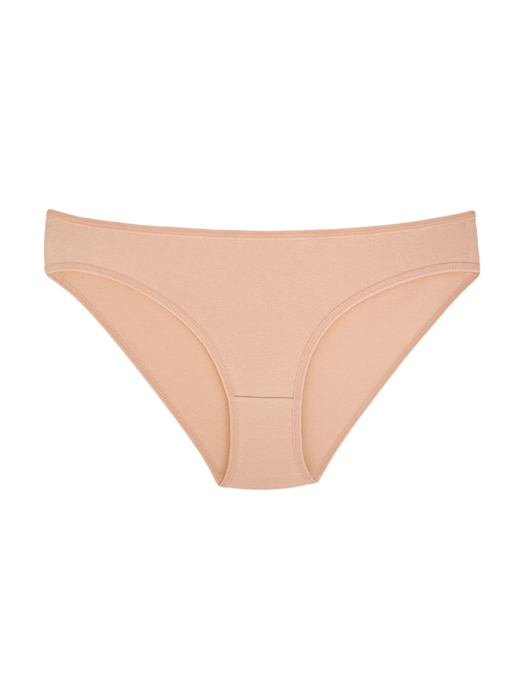 Bej Kadın Ten Pamuklu Elastanlı 7li Külot-1