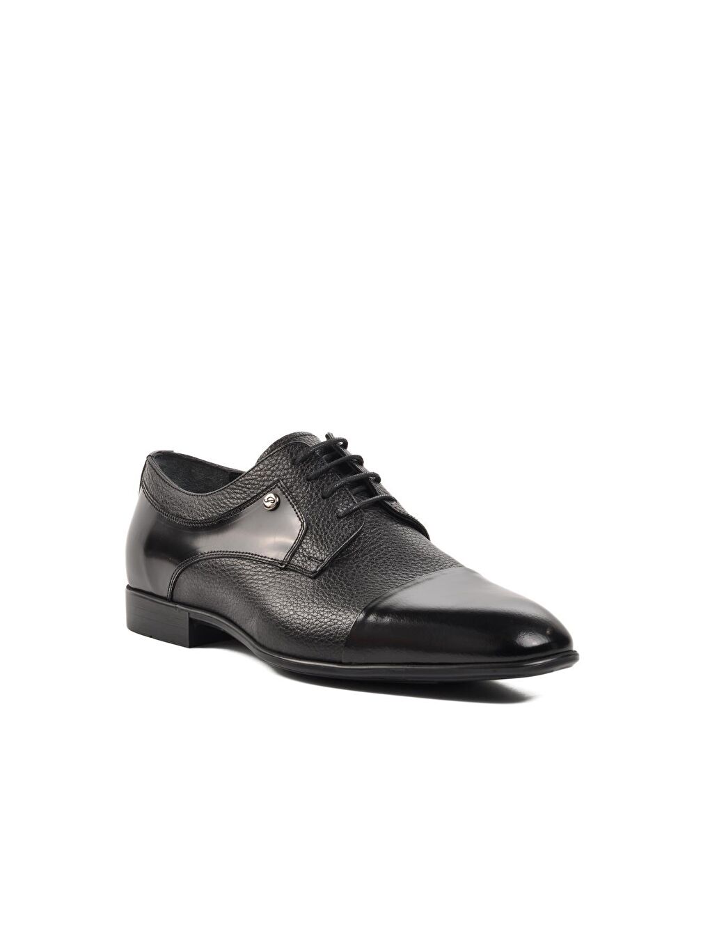 Siyah Floter Hakiki Deri Erkek Klasik Ayakkabı 1071-2