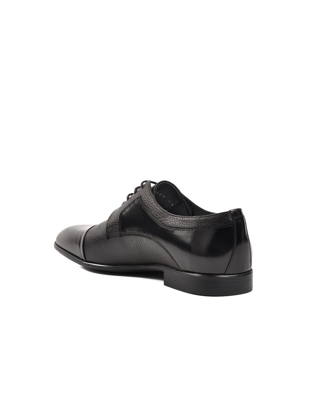 Siyah Floter Hakiki Deri Erkek Klasik Ayakkabı 1071-3