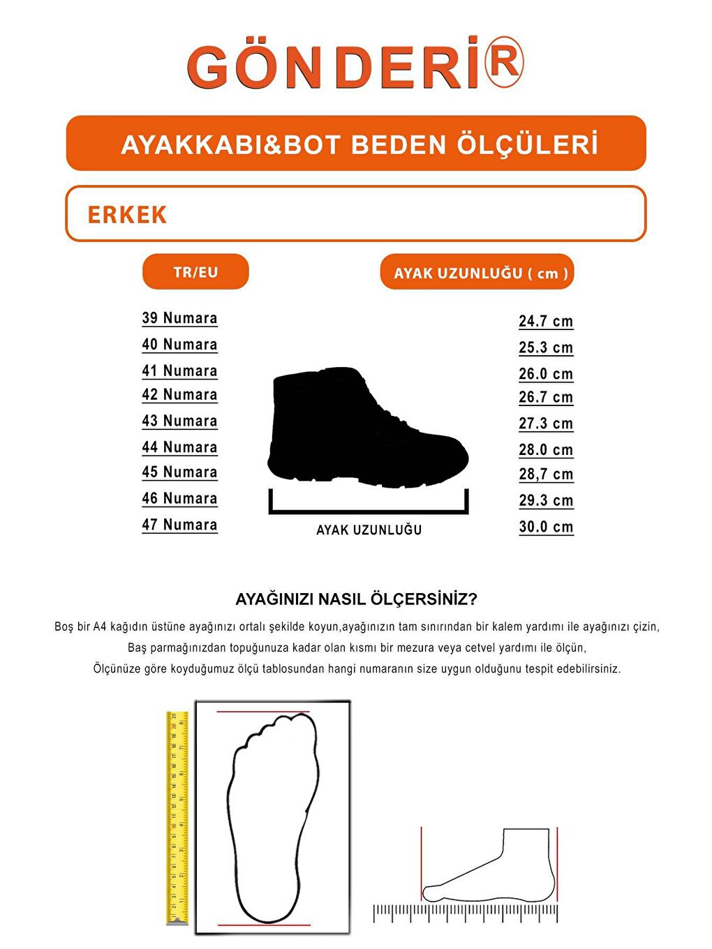 GÖNDERİ(R) Kahverengi Hakiki Deri Yuvarlak Burun Kauçuk Taban Bağcıklı Günlük Erkek Ayakkabı 01820 - 2