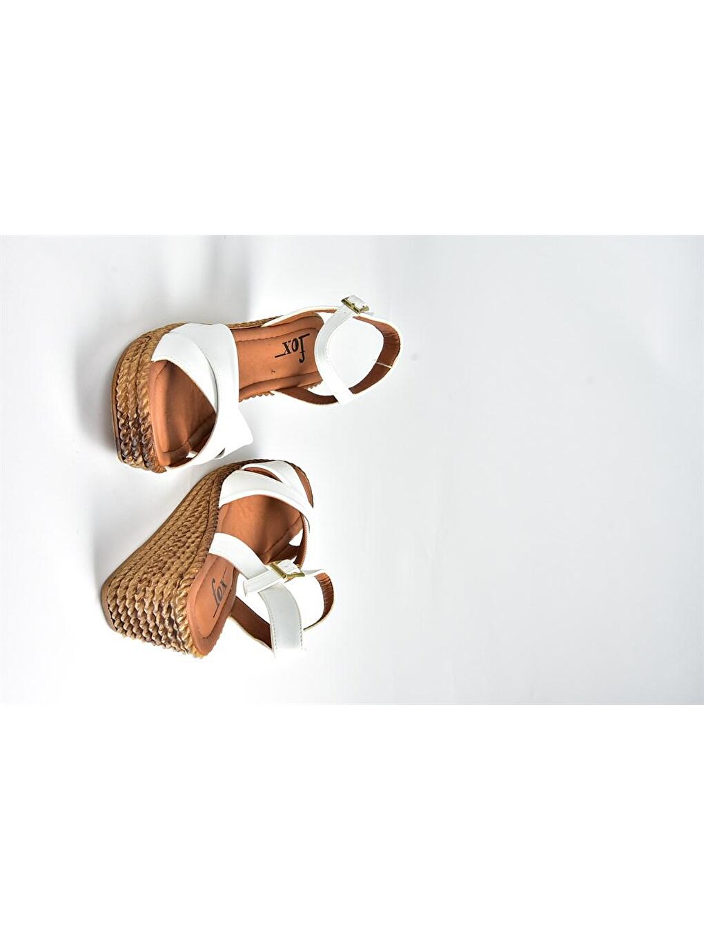 K674192109 Beyaz Dolgu Taban Kadın Ayakkabı-2