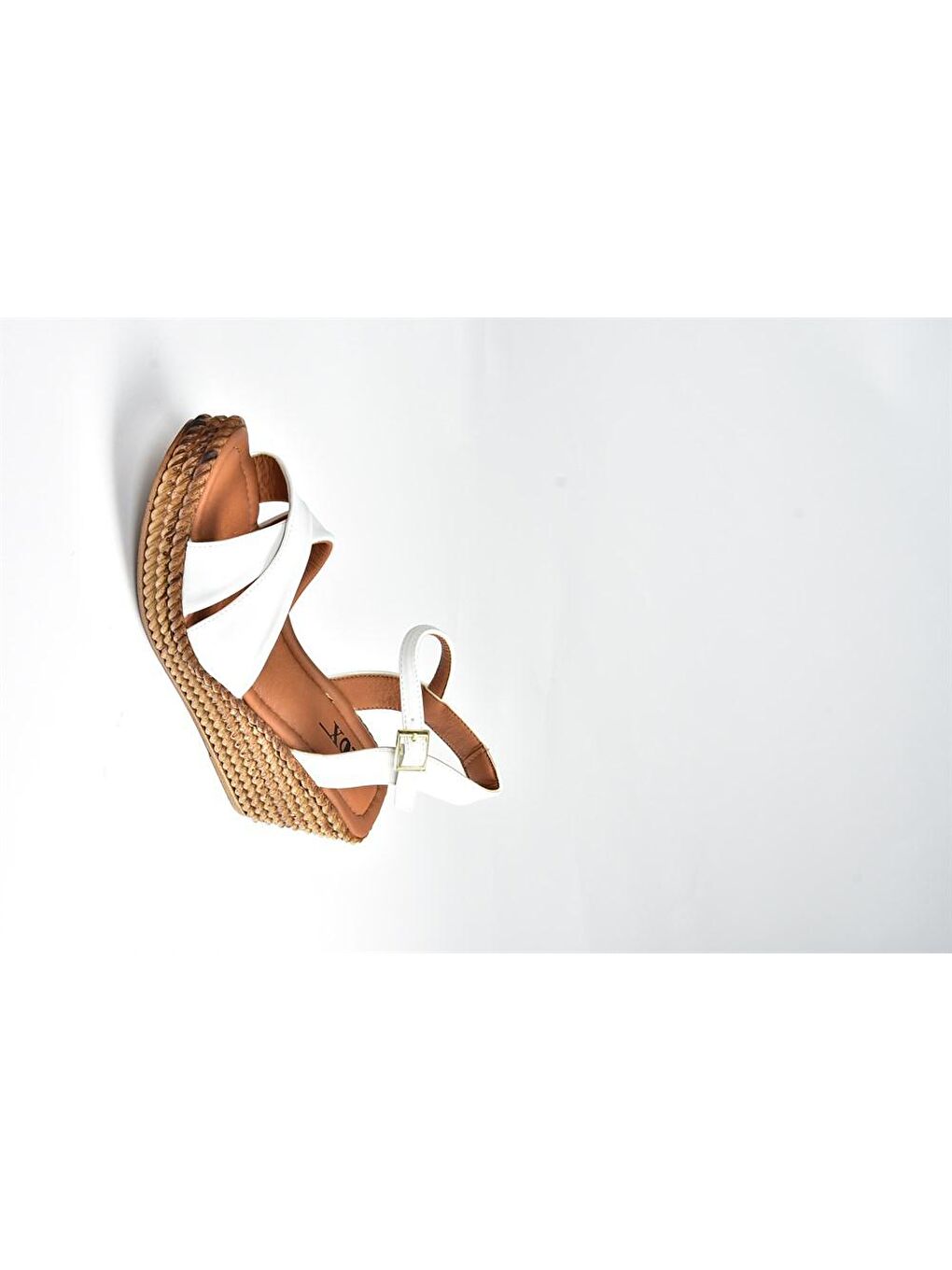 K674192109 Beyaz Dolgu Taban Kadın Ayakkabı-3