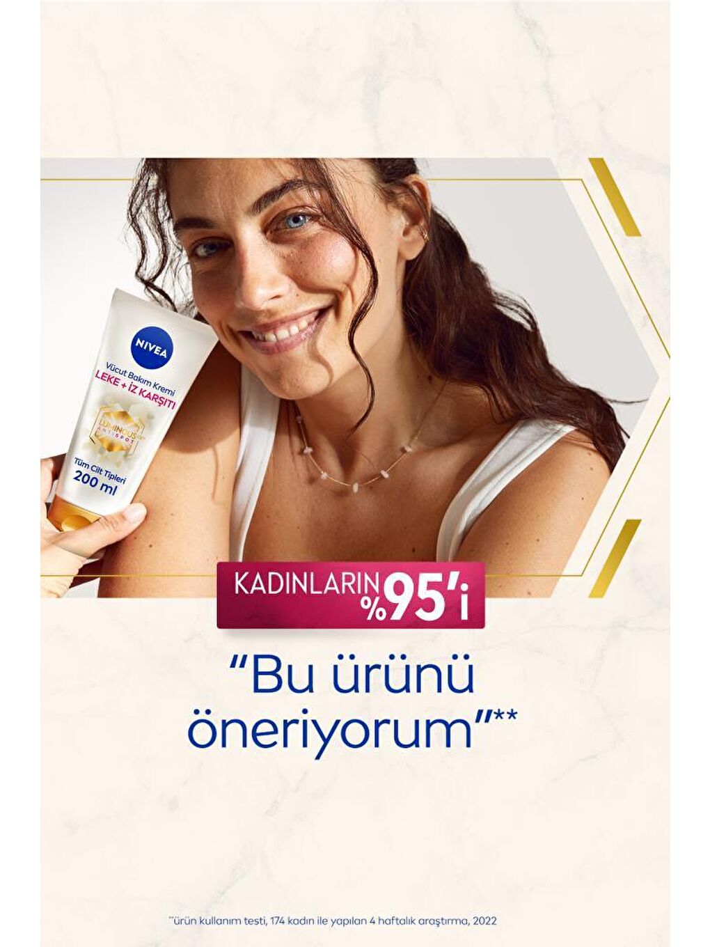 NIVEA Şeffaf Luminous Leke ve İz Karşıtı Vücut Bakım Kremi 200ml, Çatlak ve Güneş Lekesi, 48 Saat Nemlendirici - 4