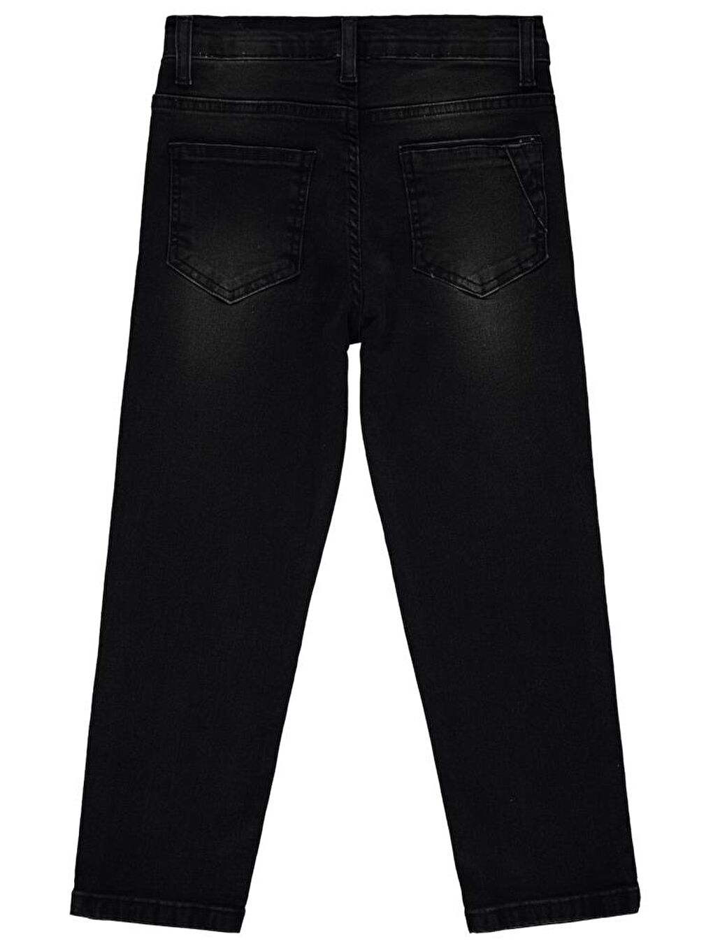 Boys Beş Cep Taşlamalı 6-9 Yaş Pantolon - Siyah 7-8 Yaş-3