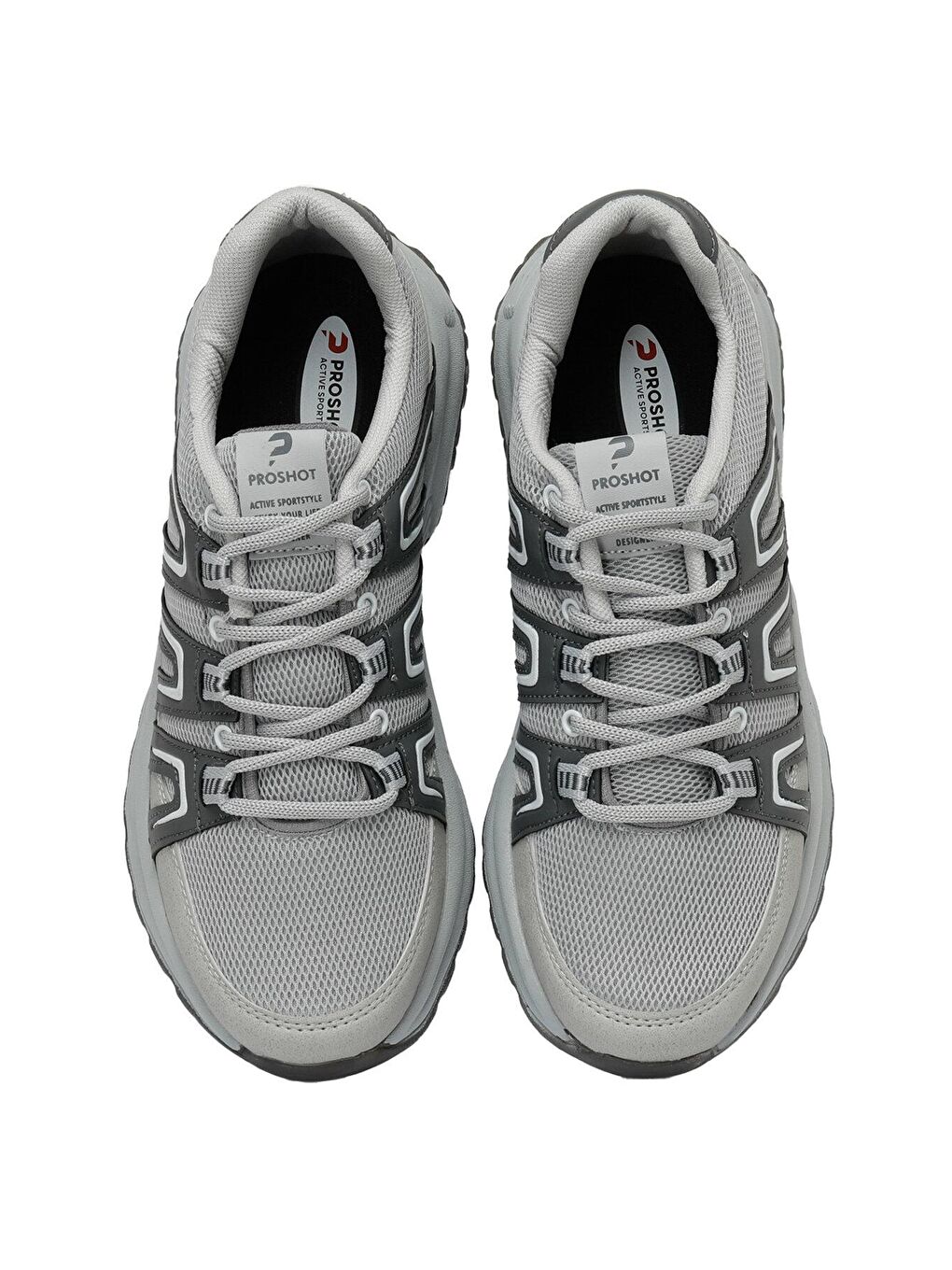 PS164 3FX Gri Erkek Aktif Spor Ayakkabı-3