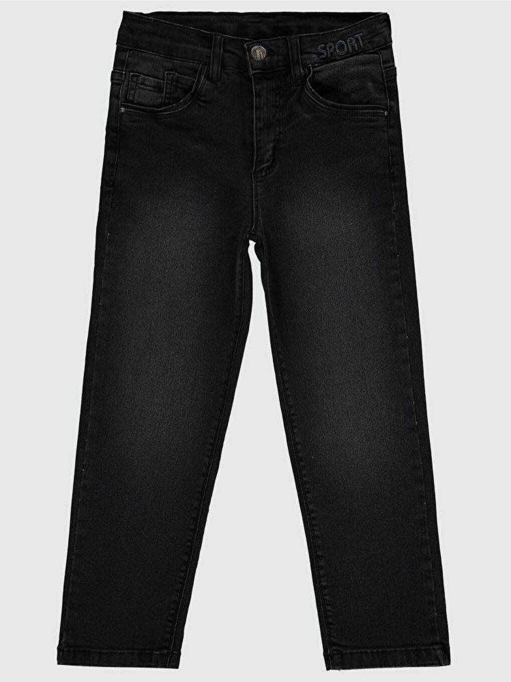 Boys Sport Nakışlı 10-13 Yaş Pantolon - Gri 11-12 Yaş-1