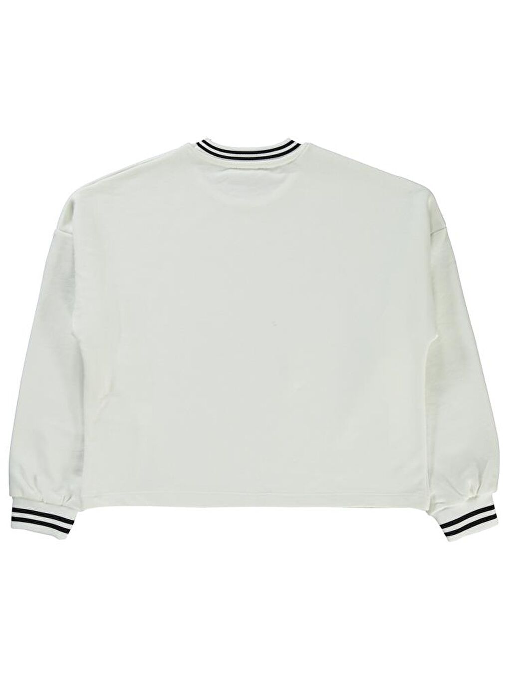 Girls California Baskılı 10-13 Yaş Sweatshirt - Ekru 12-13 Yaş-1