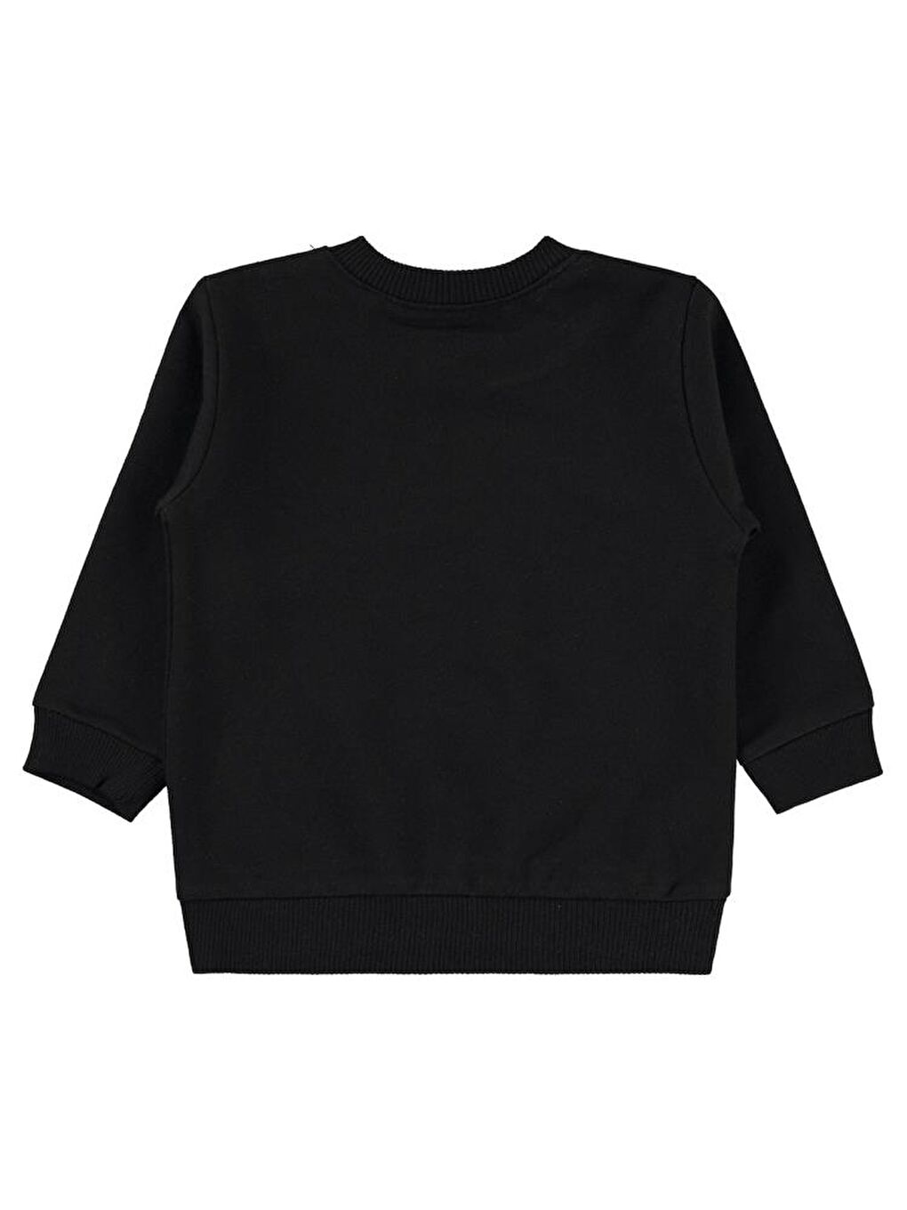 Baby Basic 6-18 Ay Sweatshirt - Siyah 12-18 Ay-1