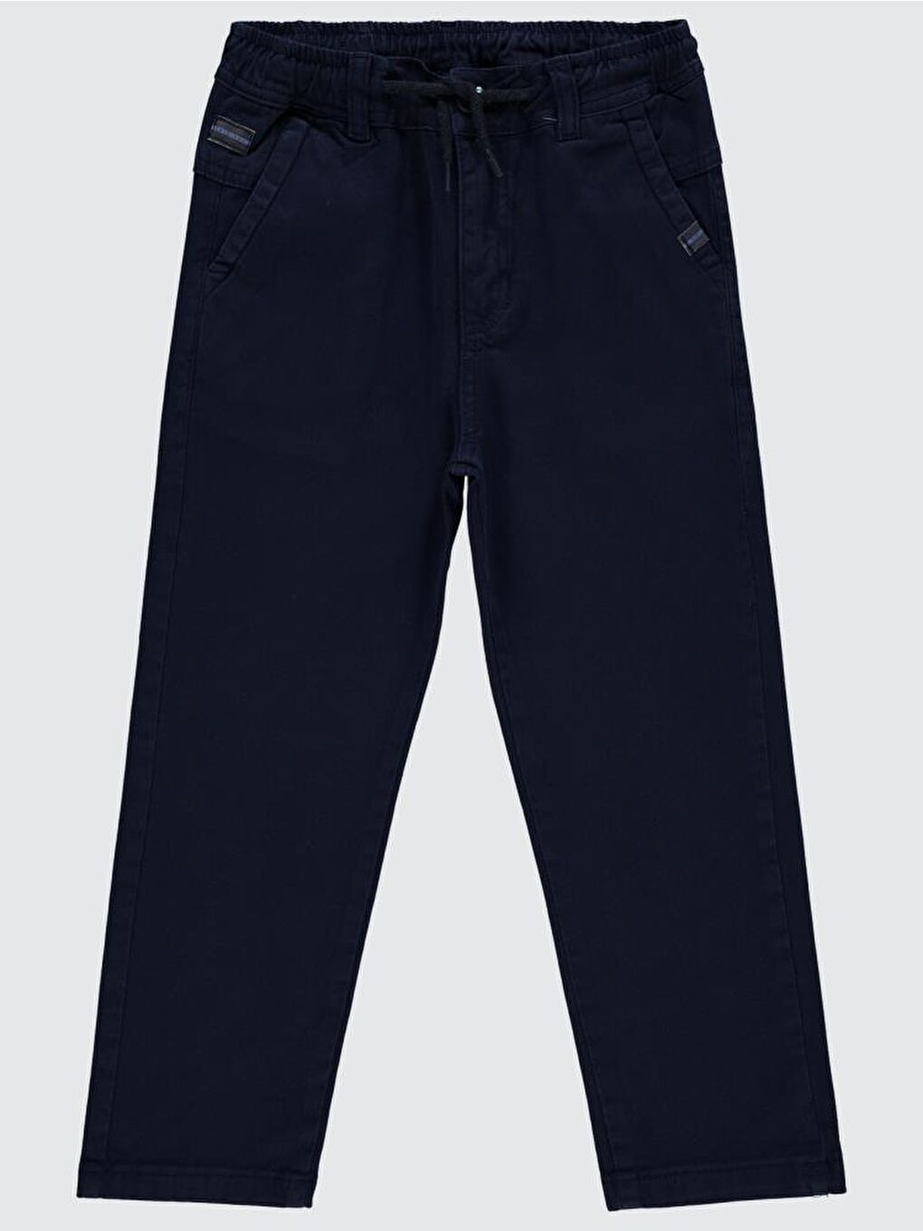 Boys Bağcıklı 6-9 Yaş Pantolon - Lacivert 9-10 Yaş-1