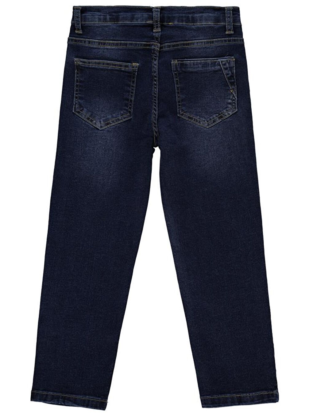 Boys Beş Cep Taşlamalı 10-13 Yaş Pantolon - Mavi 10-11 Yaş