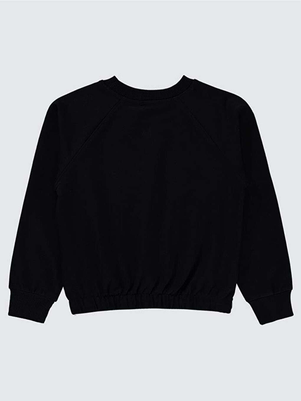 Siyah Girls Good Baskılı 6-9 Yaş Sweatshirt