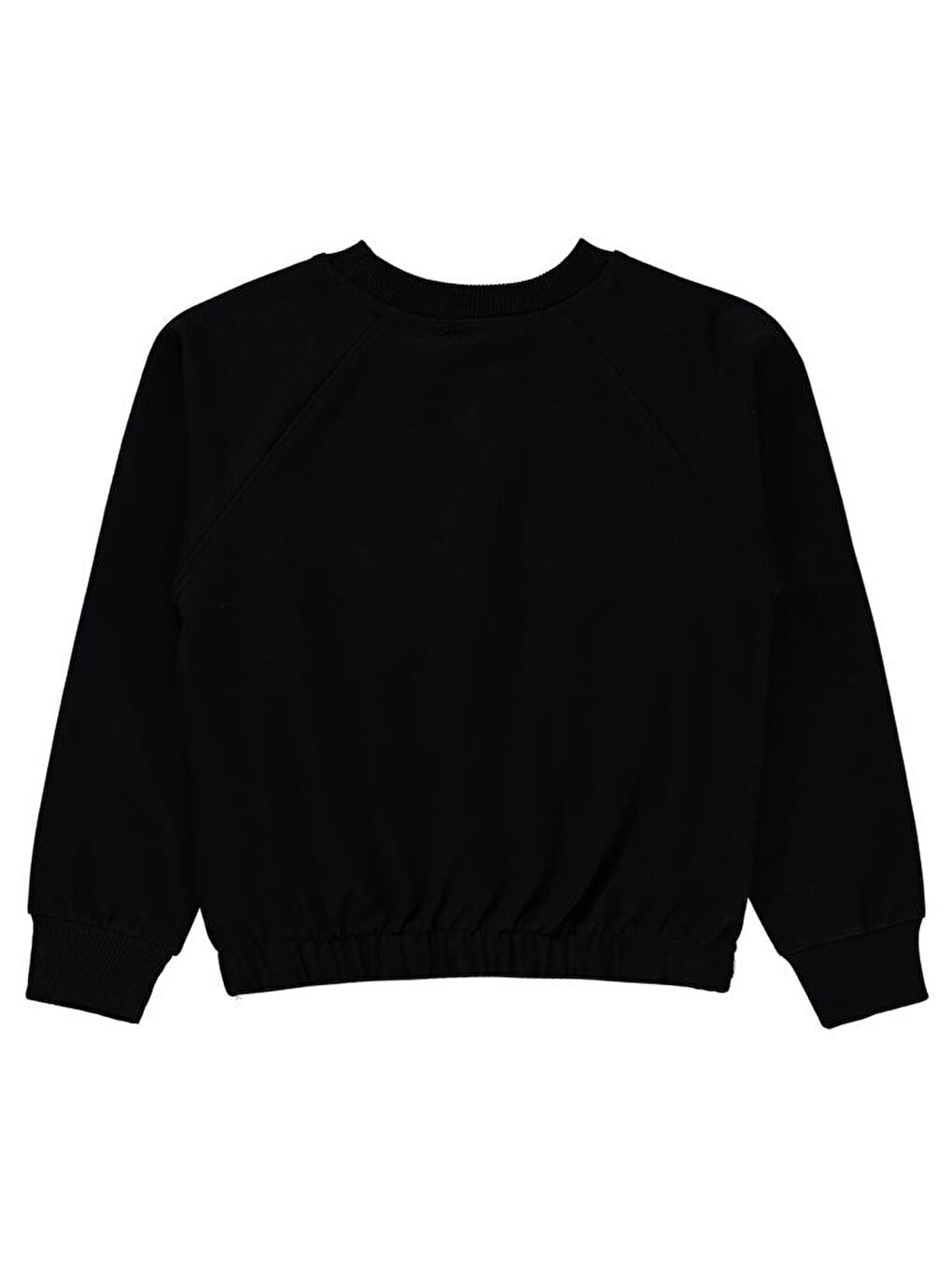 Siyah Girls Good Baskılı 6-9 Yaş Sweatshirt-1