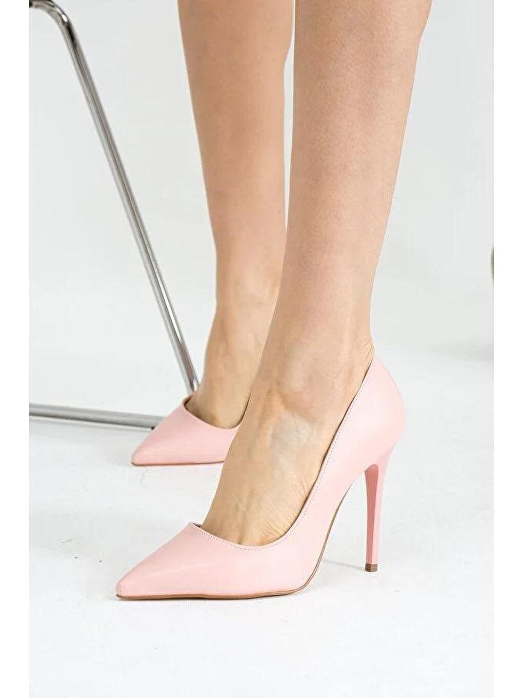 Kadın Klasik Topuk Stiletto A1770-17 Pembe-2