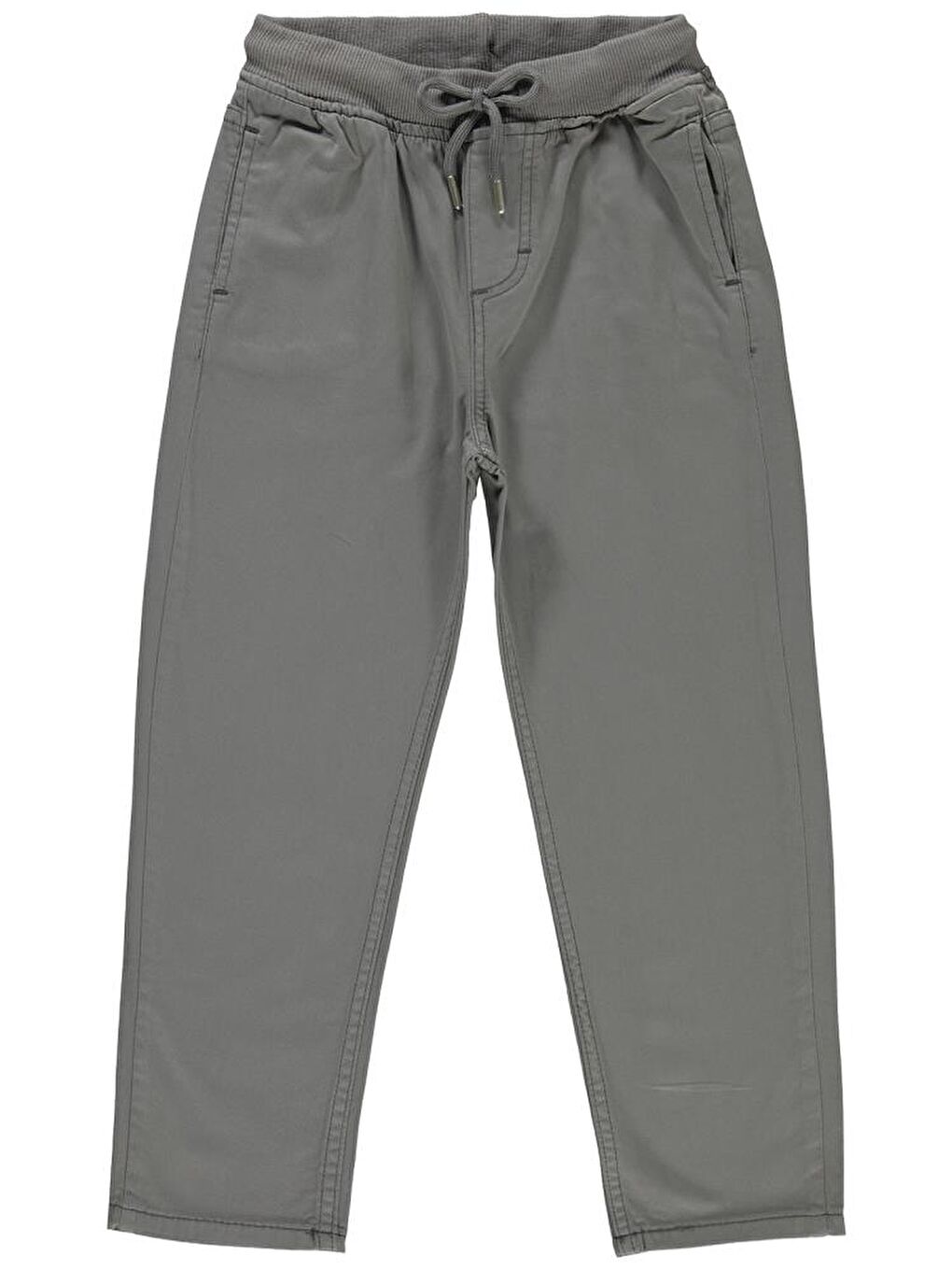 Antrasit Boys 4 Cepli Bağcıklı 6-9 Yaş Pantolon - Gri 7-8 Yaş