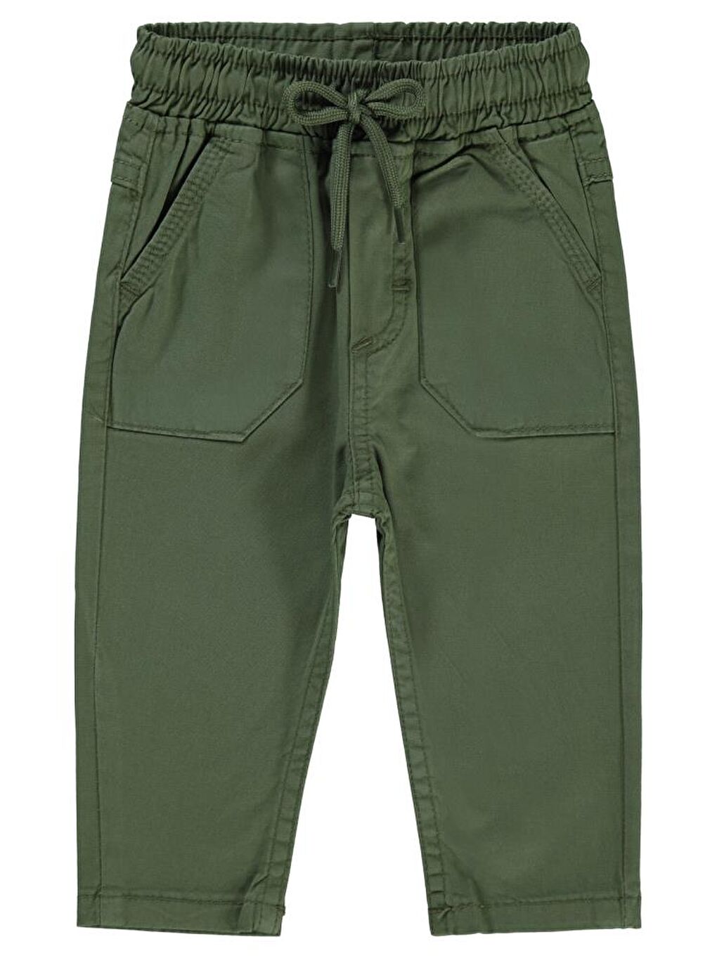 Baby Bel Lastikli 6-18 Ay Pantolon - Haki 12-18 Ay