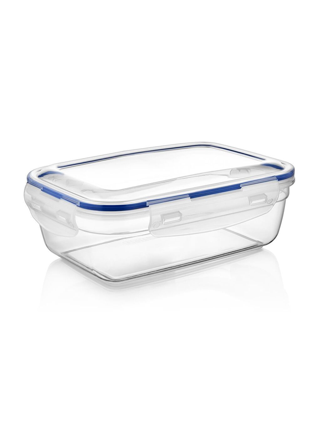 Beyaz Dikdörtgen Sızdırmaz Vakum Kapaklı 4 Adet Saklama Kabı | Saklama Kap Seti-3