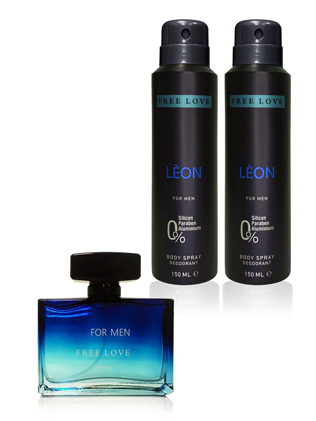 Leon EDP Erkek Parfüm 100 ml ve Deodorant 150 ml 2 Adet