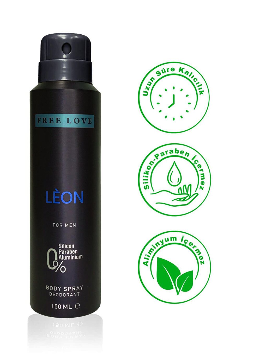 Leon EDP Erkek Parfüm 100 ml ve Deodorant 150 ml 2 Adet-2