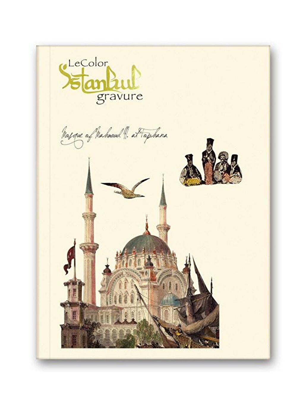 LE COLOR İstanbul Gravür Mini Journal Çizgili Tophane