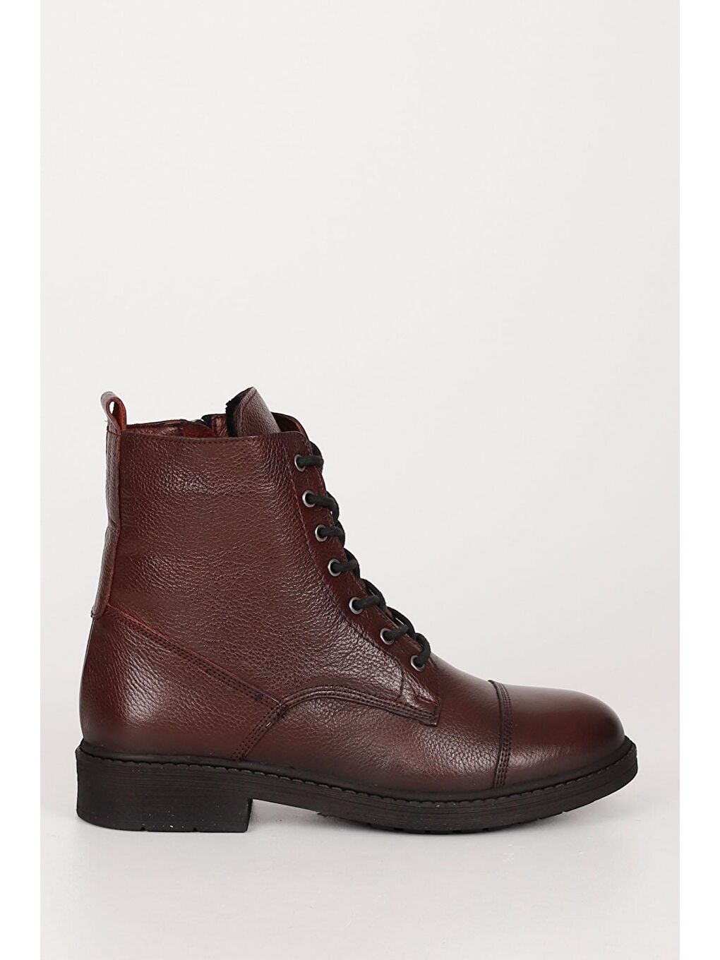 Bordo BORDO  Hakiki Deri Kadın Günlük Postal Bot 42411-3