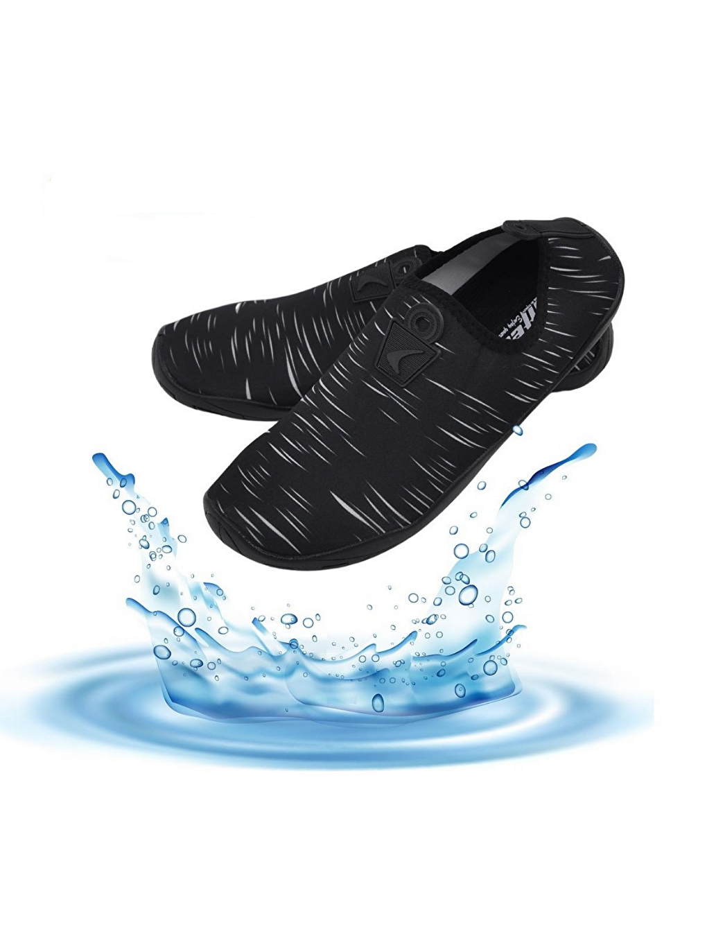 Hayal Çok Amaçlı Plaj ve Deniz Ayakkabısı Siyah-1