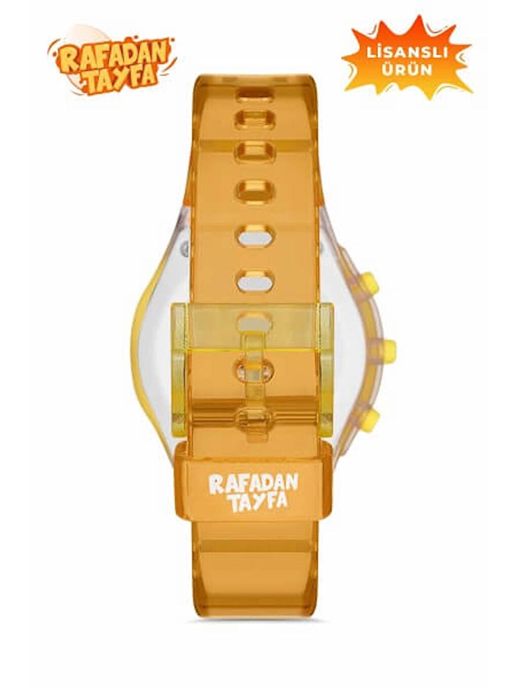 MiniFlak Lisanslı Rafadan Tayfa RF7210 Sarı Işıklı Çocuk Kol Saati-1