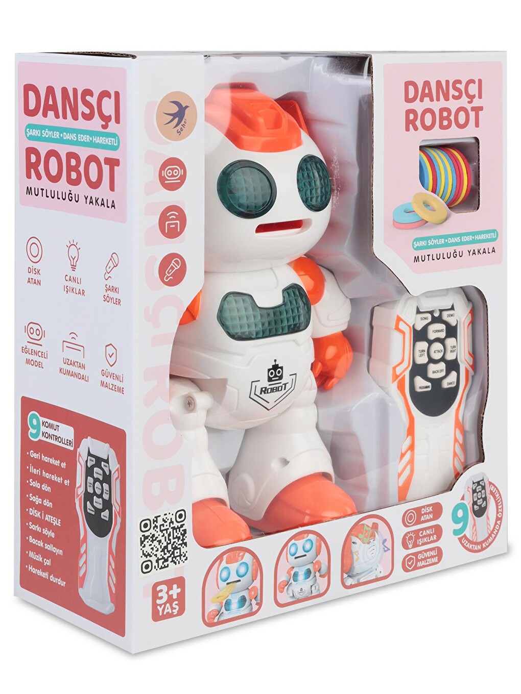 Seher Oyuncak Uzaktan Kumandalı Akıllı/dansçı Robot - Yeşil
