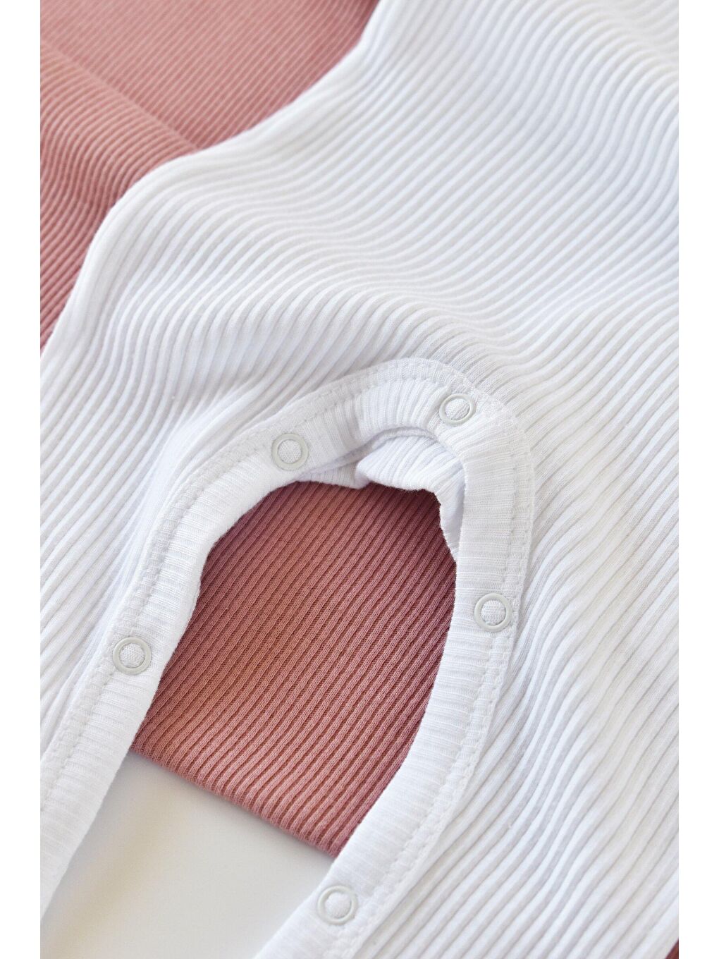 Beyaz Modal Uzun Kollu Tulum-3