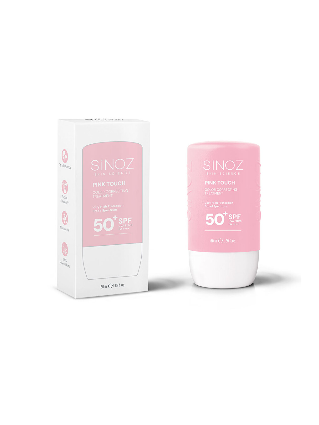 Pink Touch Anında Ton Eşitleyici Leke Karşıtı Spf50+ Pembe Sıvı Yüz Güneş Kremi Pa++++ 50ml-7