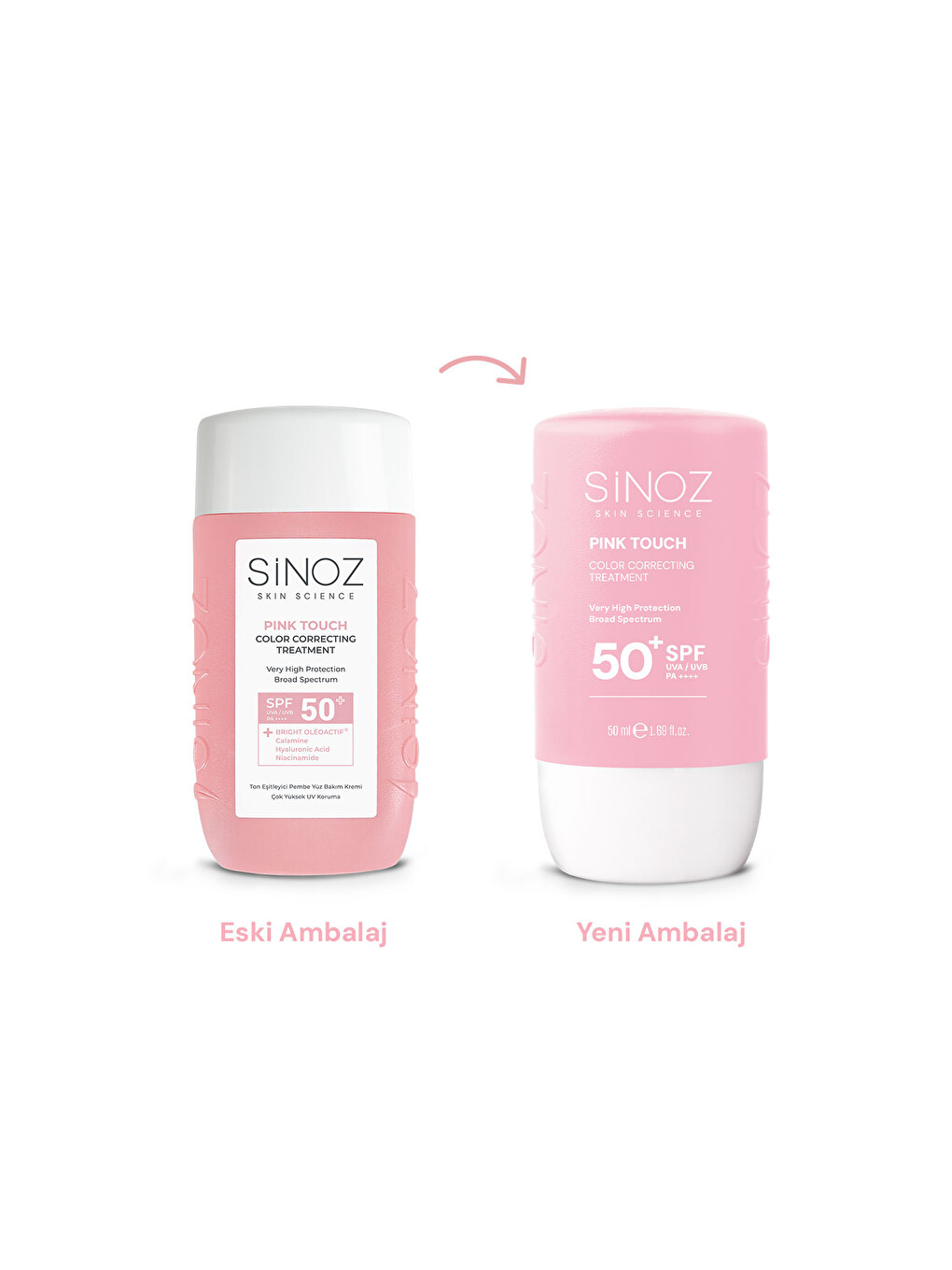 Pink Touch Anında Ton Eşitleyici Leke Karşıtı Spf50+ Pembe Sıvı Yüz Güneş Kremi Pa++++ 50ml-9