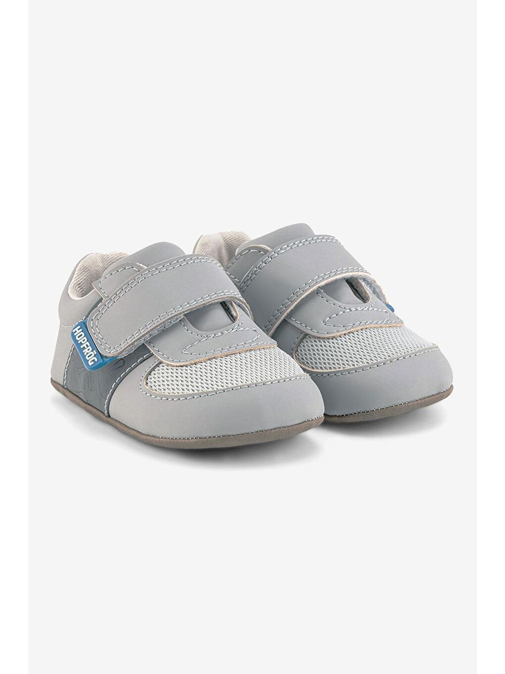 ⁠Smart Walker First Prime Super Mat Havalı Gri Barefoot İlk Adım Bebek Ayakkabı-5