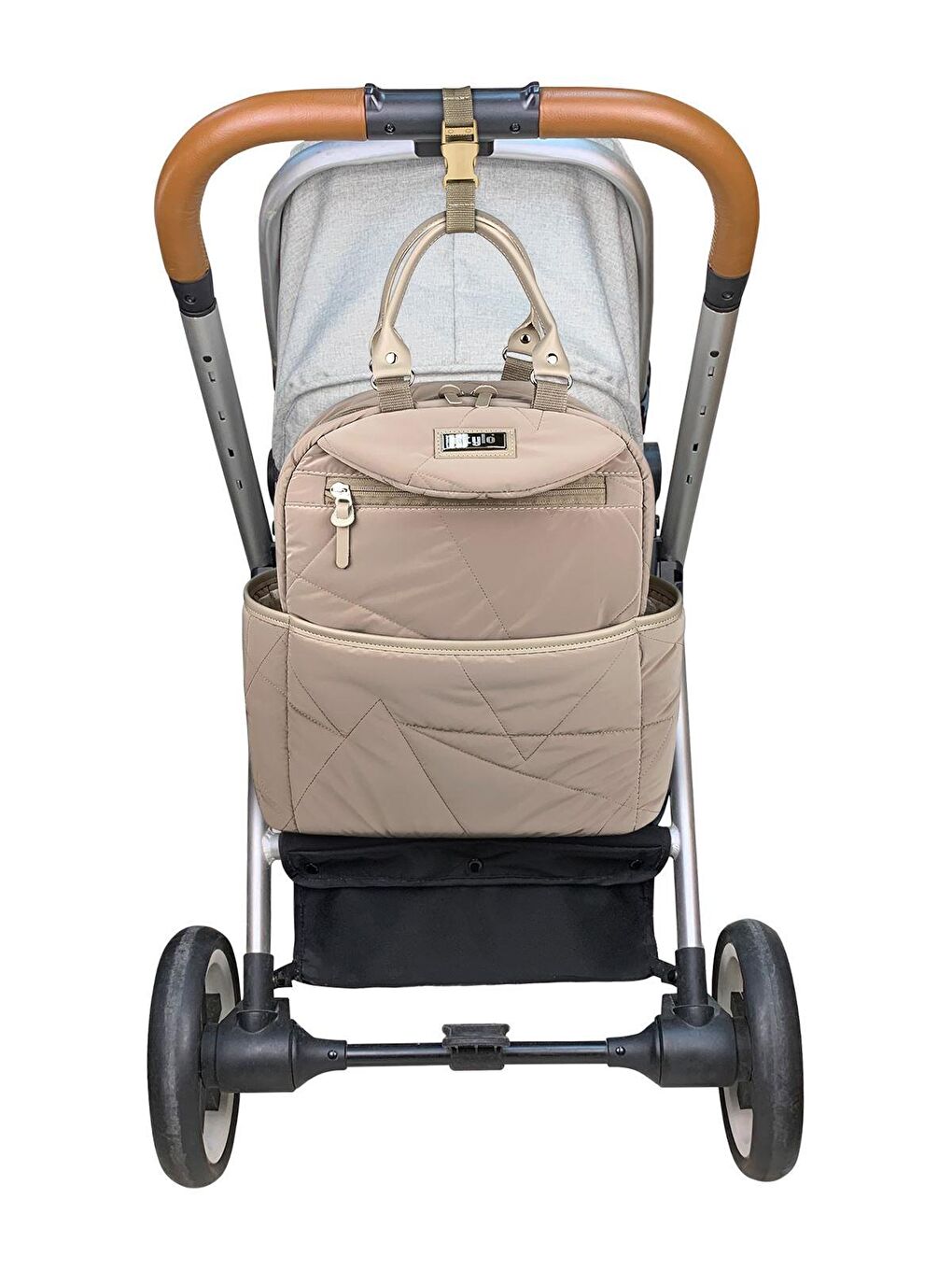 Powder Anne Bebek Bakım ve Kadın Çantası - Bej Standart-5