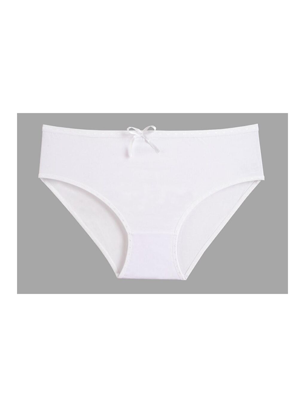 Gri Kadın Külot Büyük Beden 5 li Paket Elastanlı GRİ-2